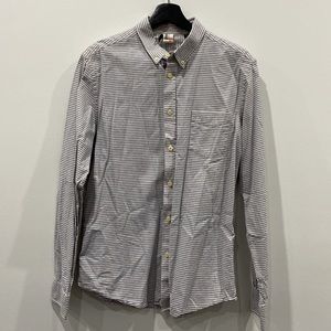 Men’s striped button down shirt. Great condition.